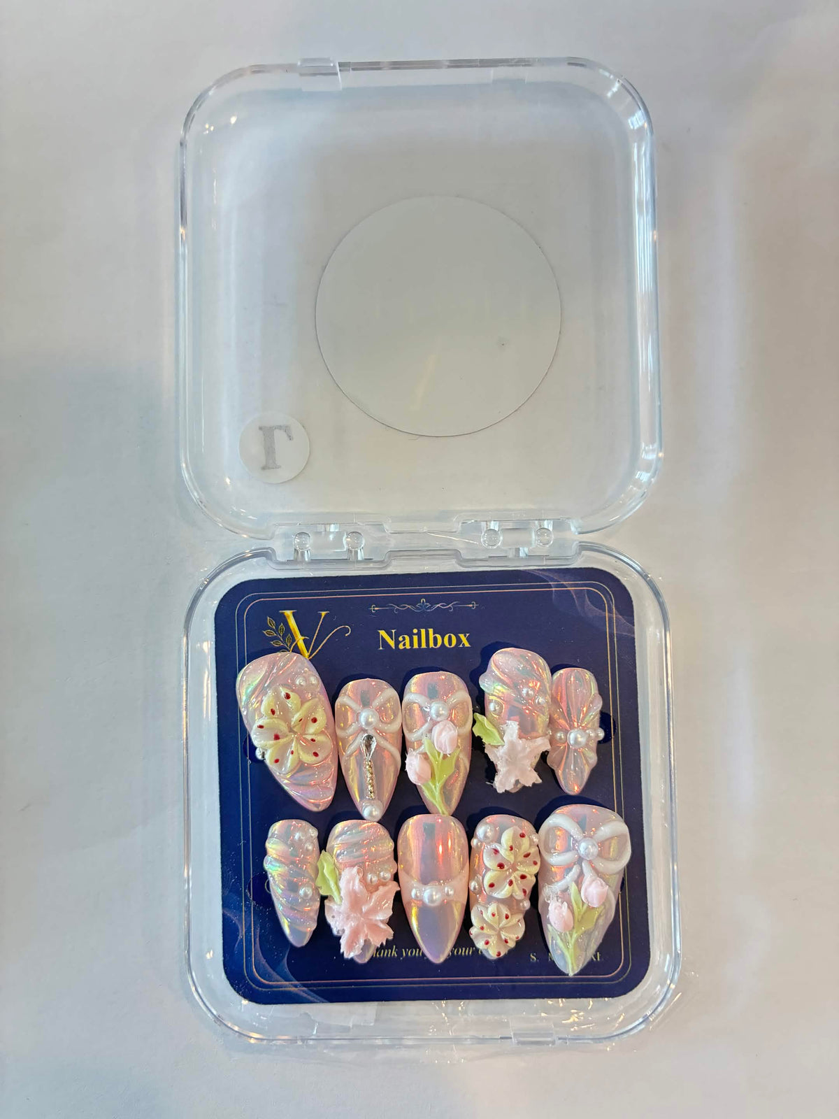 Opal Petal Charm