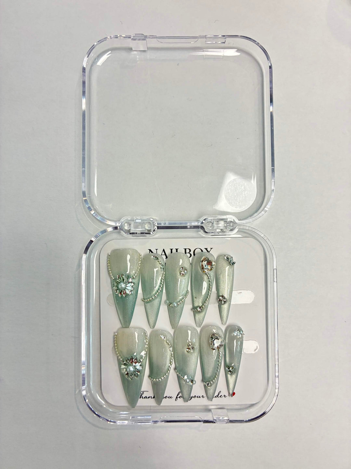 Mint Crystal Veil
